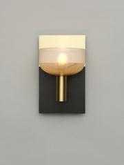 Chiaro e Scuro Sconce in Brushed Brass, Small