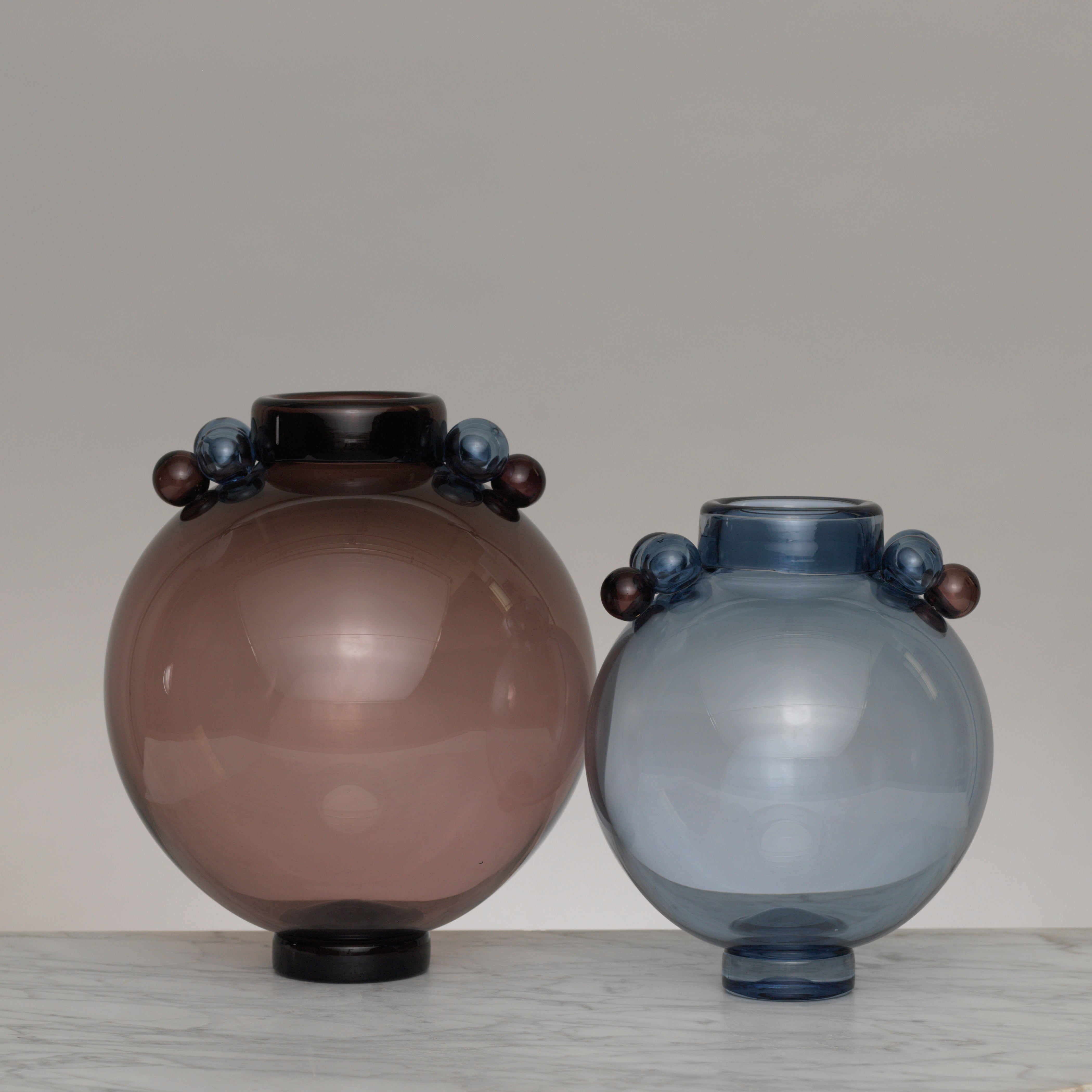Bronze, Large & Blue, Small