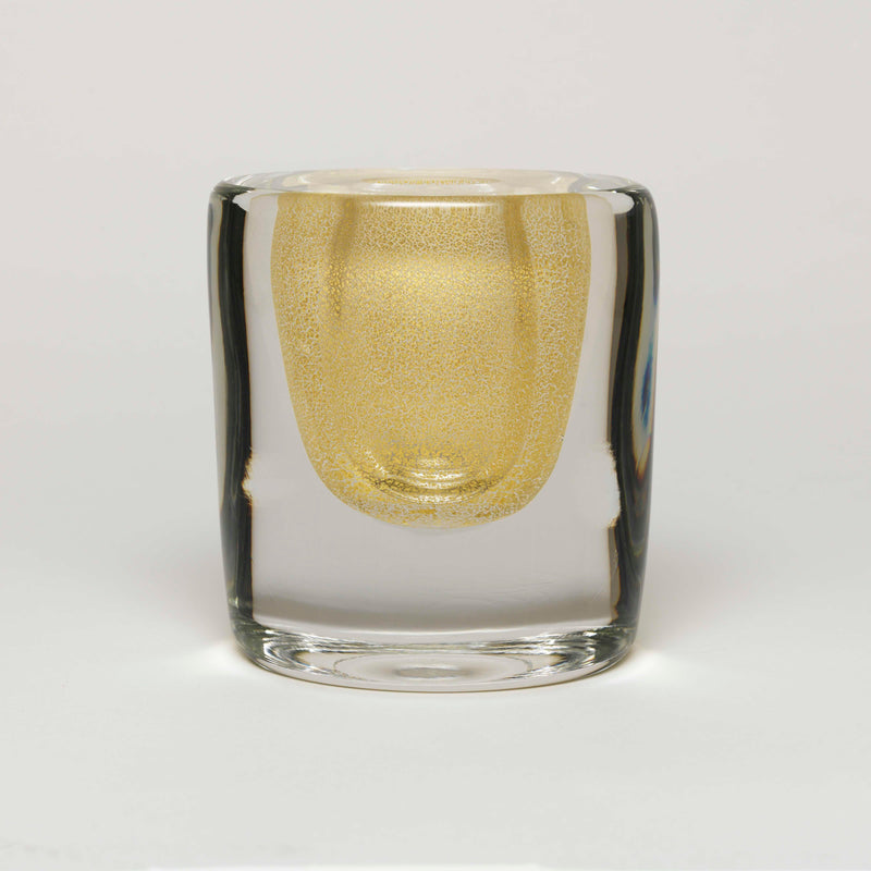 Sommerso Vase Gold Gilded Small
