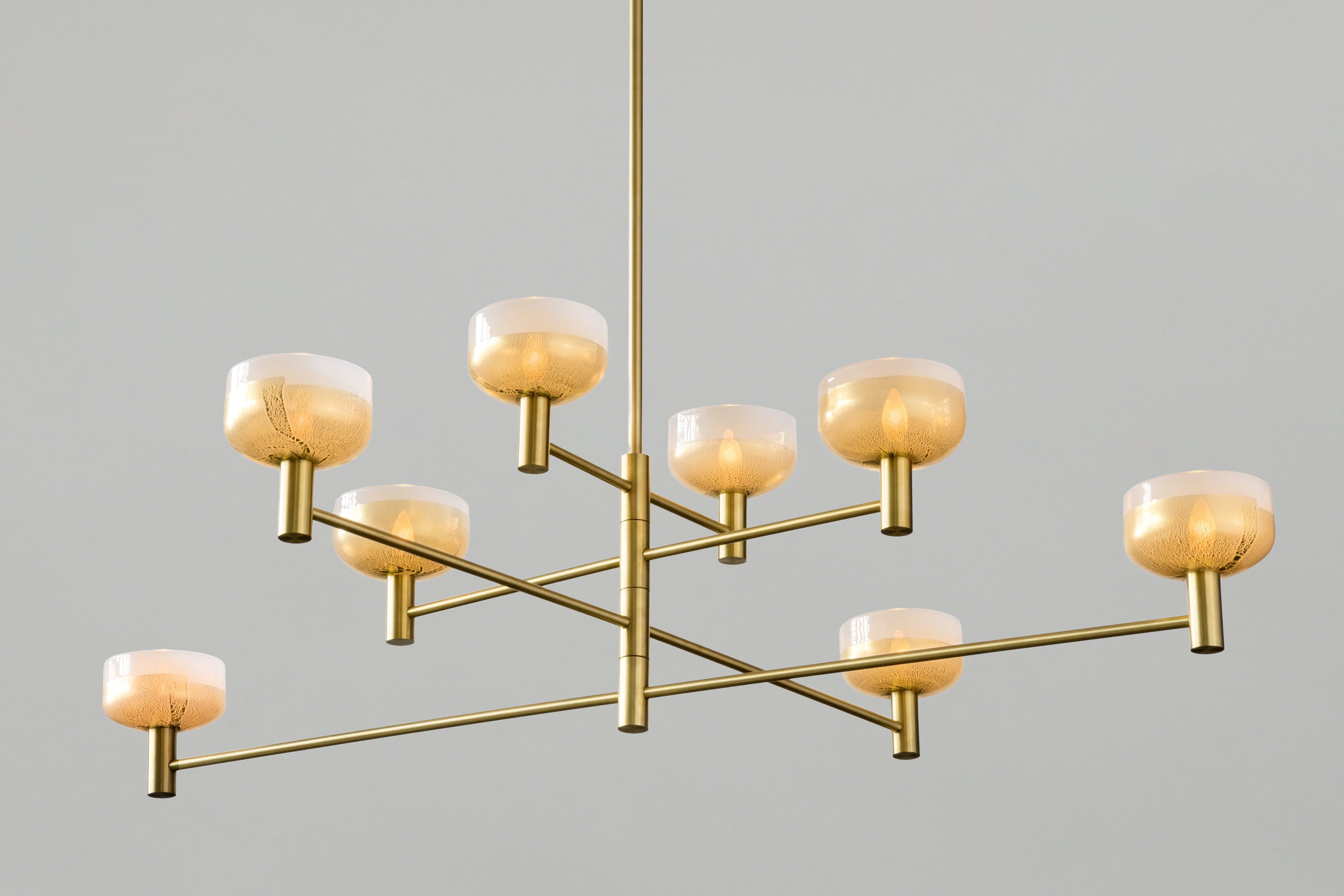 Brushed Brass with Gilded Alabaster, Angle